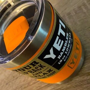 NWT Yeti Lowball Rambler in King Crab Orange with Matching Magslider